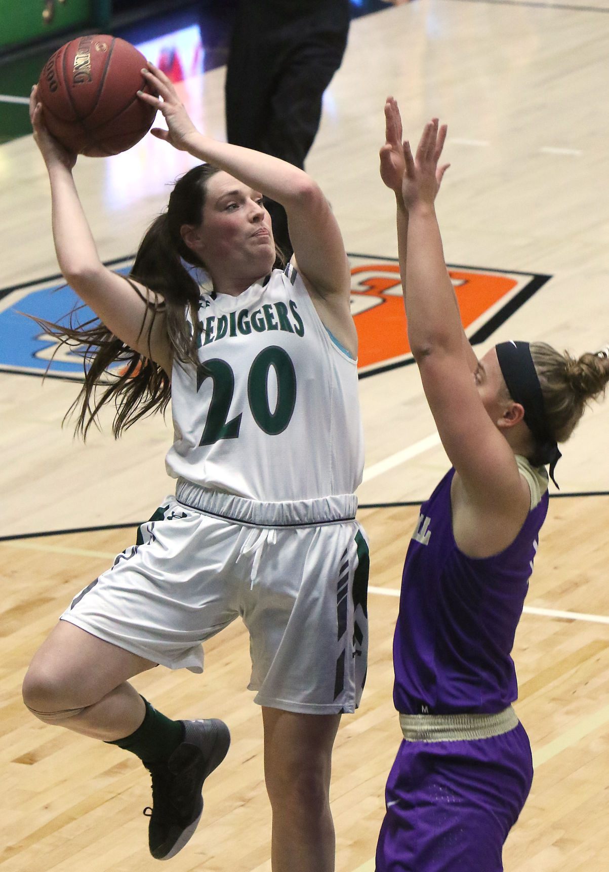 Tech Carroll bball Kourtney Coverdell